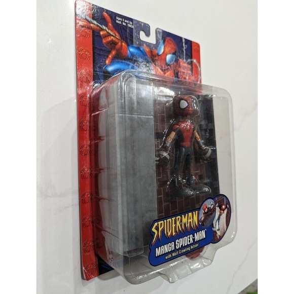 SPIDER-MAN Classics MANGA SPIDER-MAN WALL CRAWLING 2002 ToyBiz Marvel Legends - Picture 2 of 11